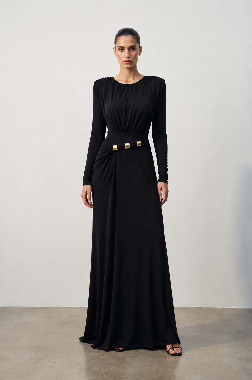 Noir Belted